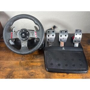 Logitech G27 Racing Wheel and Pedals Set W-U0001 Sim Racing PC PS3 Black Silver